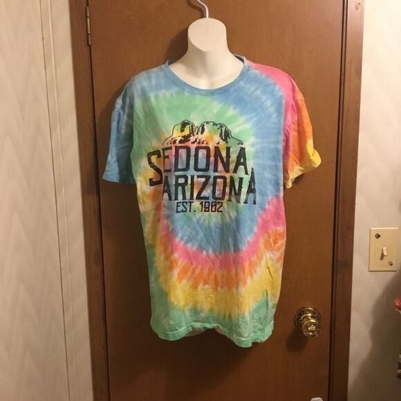 Sedona Arizona 1902 Tie-Dye Short Sleeve T-Shirt M - Picture 2 of 5